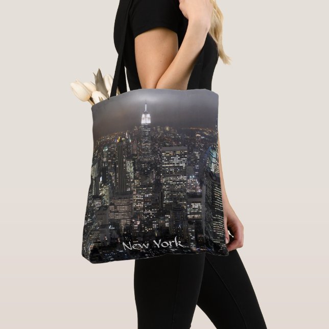New York Souvenirs NY Tote Bag Landmark Souvenirs (Close Up)