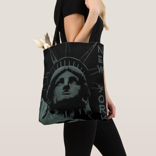 New York Souvenirs NY Tote Bag Landmark Souvenirs (Close Up)