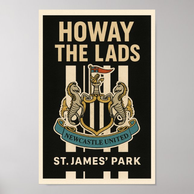 Newcastle United Poster (Frente)