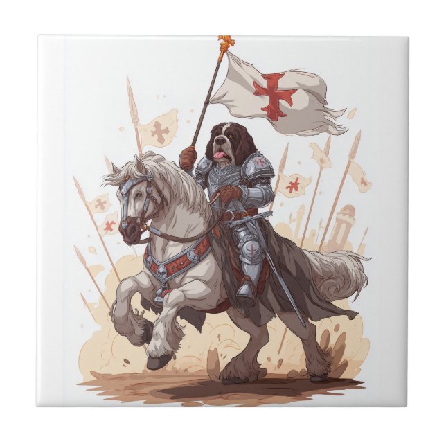 Newfoundland Cavalheiresco - Armadura Real para Cã (Frente)