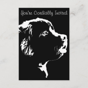 Newfoundland Invitations Personalizar Cartão RSVP