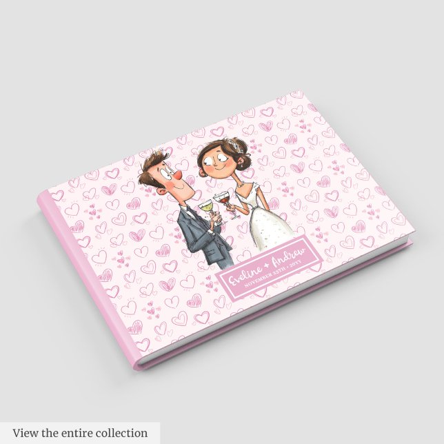 Newlyweds Engraçado Casamento Humor Livro de Convi (Funny Newlyweds Humor Wedding Guest book)