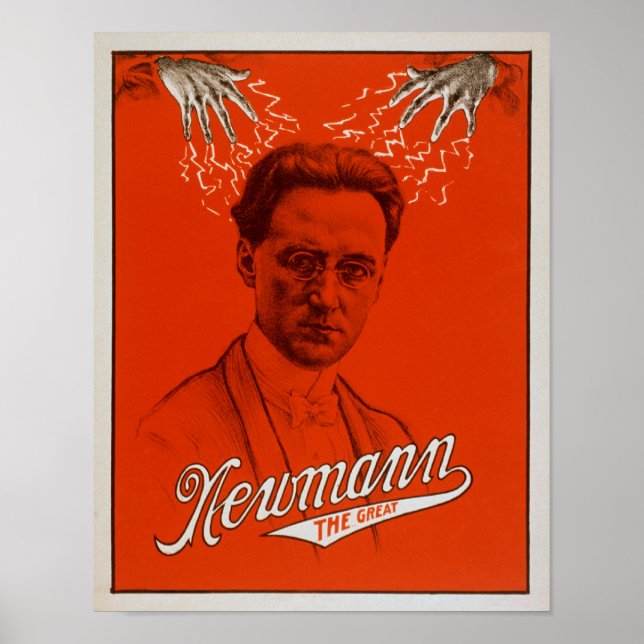 Newmann, o Excelente mágico do Poster nº 2 (Frente)