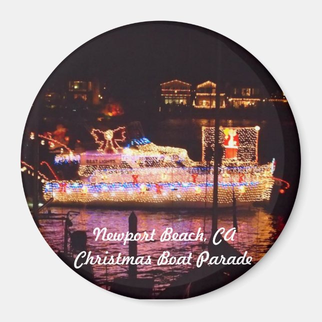 Newport Beach, Imã de geladeira CA (Frente)