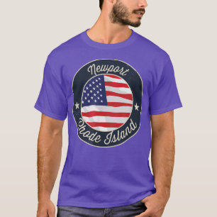 Newport - Camiseta Souvenir Patriótica de Rhode Is