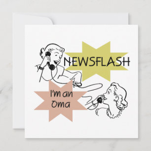 Newsflash Sou uma t-shirts e presentes de Oma