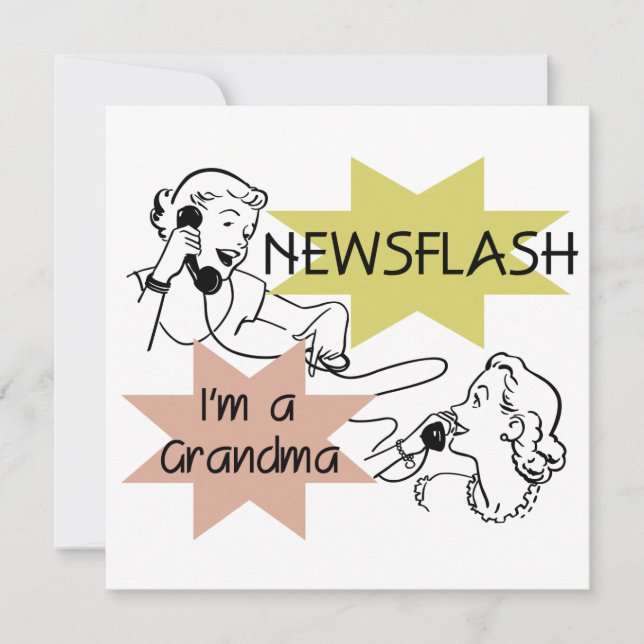 Newsflash sou uma vovó T-shirts e presentes (Frente)