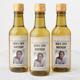 Newspaper Birthday News Funny Humorous Men 70th