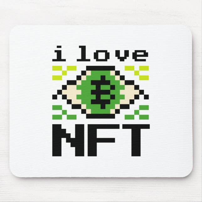 NFT Crypto art Bossica Mouse Pad (Frente)