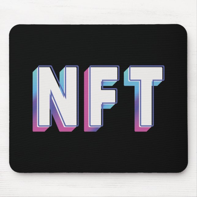 NFT Crypto art Bossica Mouse Pad (Frente)