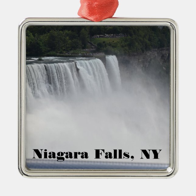 Niagara Cai Ornamentos Quadrados Premium (Frente)