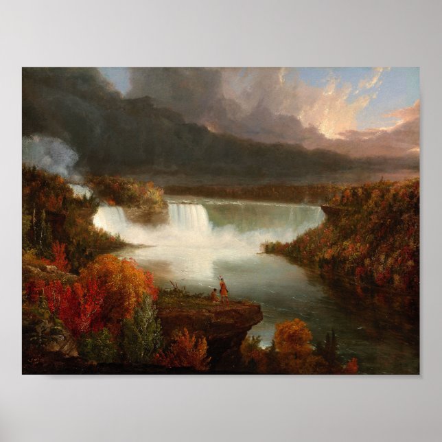 Niagara Falls (1830) - Thomas Cole Impressão (Frente)