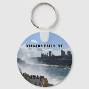 Niagara Falls Button Chaveiro