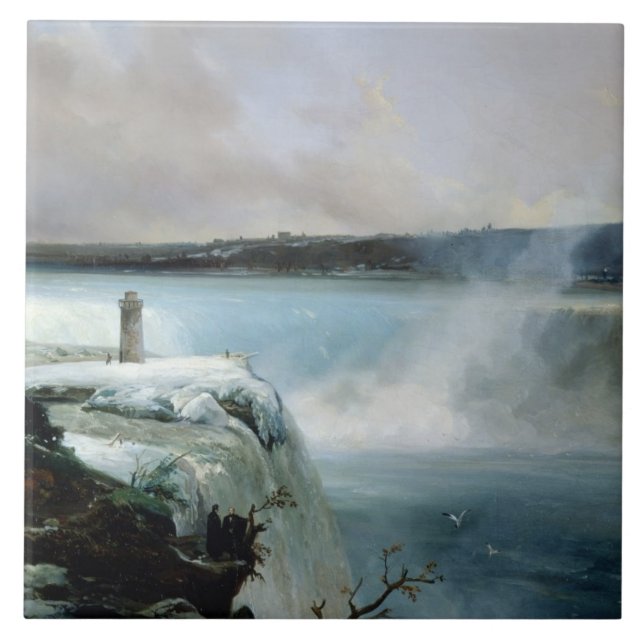 Niagara Falls, c.1837-40 (óleo em canvas) (Frente)