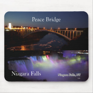 Niagara Falls & mousepad da ponte da paz