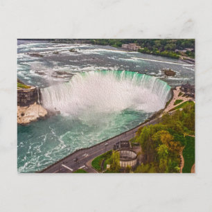 Niagara Falls no cartão das canvas