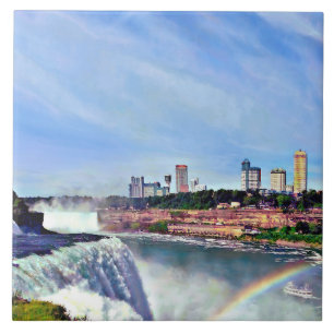 Niagara Falls NY - Sob o arco-íris
