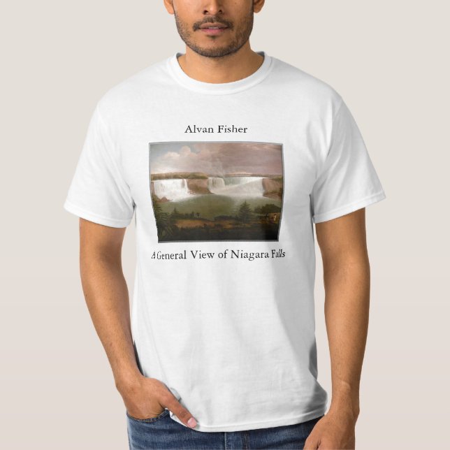 Niagara Falls pela camisa dos homens T de Fisher (Frente)