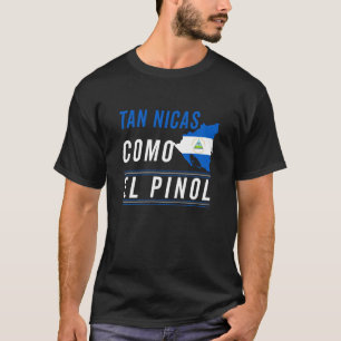 Nicarágua Bandeira Camiseta Nicarágua Nicoya Pinol