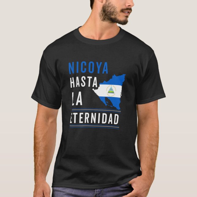 Nicarágua Bandeira Camiseta Nicarágua Nicoya Pinol (Frente)