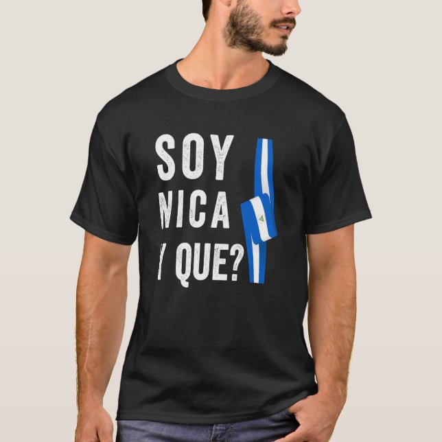 Nicarágua Bandeira Camiseta Nicarágua Nicoya Pinol (Frente)