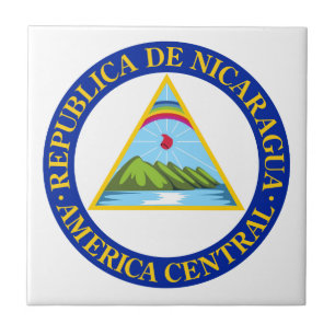NICARÁGUA - bandeira/emblema/brasão/símbolo