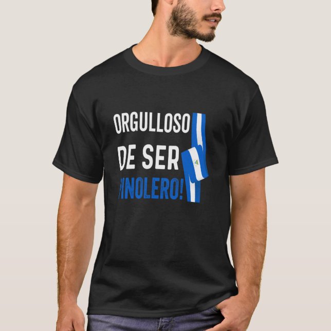 Nicaragua Flag Camiseta Nicaraguan Nicoya Pinolero (Frente)