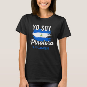 Nicarágua Sinalizador Camiseta Mulheres Nicarágua