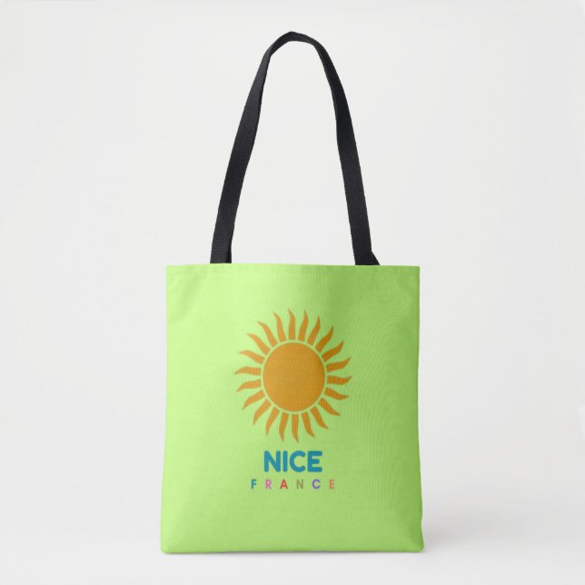 Nice France Tote Bag (Frente)
