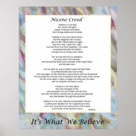Nicene Creed Poster de 24" x 30"