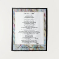Nicene Creed Tapeçaria Decoração Cristã de Credo