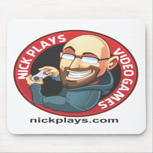 Nick joga o video games Mousepad