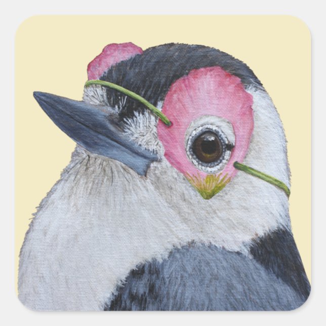 Nicky, os adesivos de nuthatch (Frente)