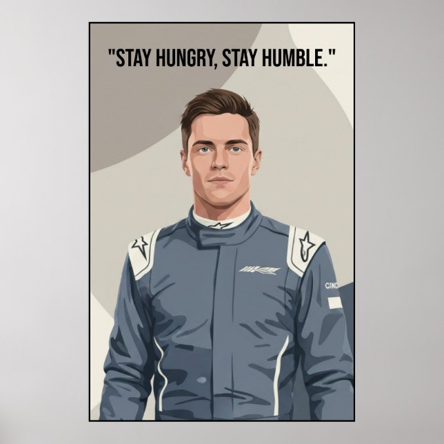 Nico Hülkenberg Racing Vector – Poster (Frente)