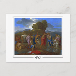 Nicolas Poussin #18 - Cartão postal de arte fina