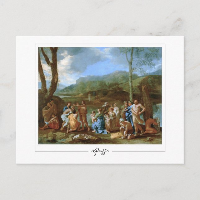 Nicolas Poussin #239 - Cartão Postal de Arte (Frente)