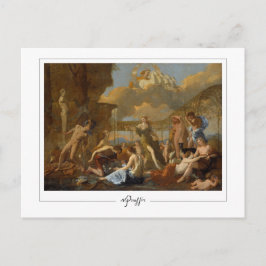 Nicolas Poussin #245 - Cartão postal de arte fina