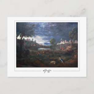 Nicolas Poussin #25 - Cartão postal de arte fina
