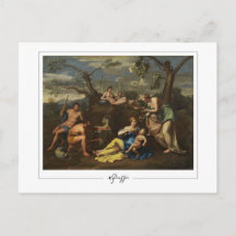 Nicolas Poussin #294 - Cartão Postal de Arte Refin