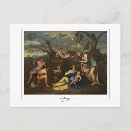 Nicolas Poussin #294 - Cartão Postal de Arte Refin