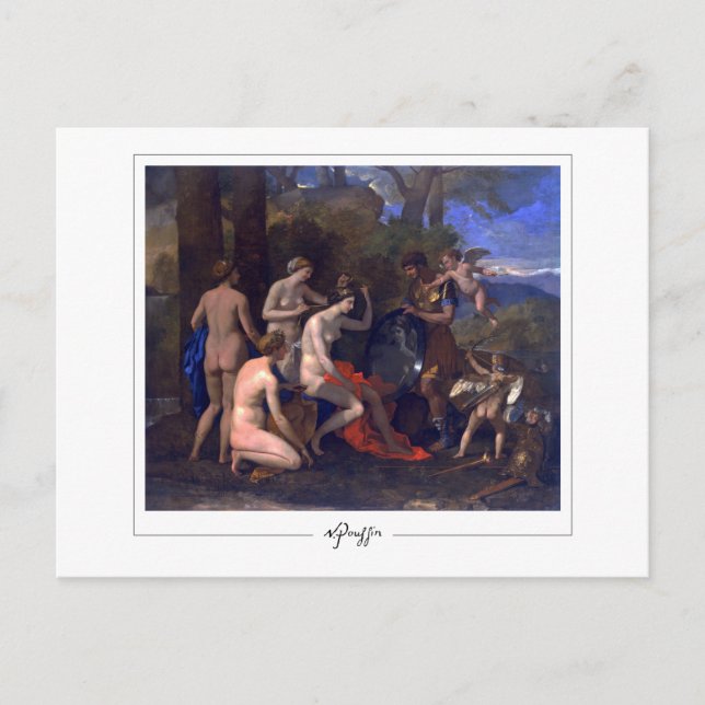 Nicolas Poussin #4 - Cartão postal de arte fina (Frente)