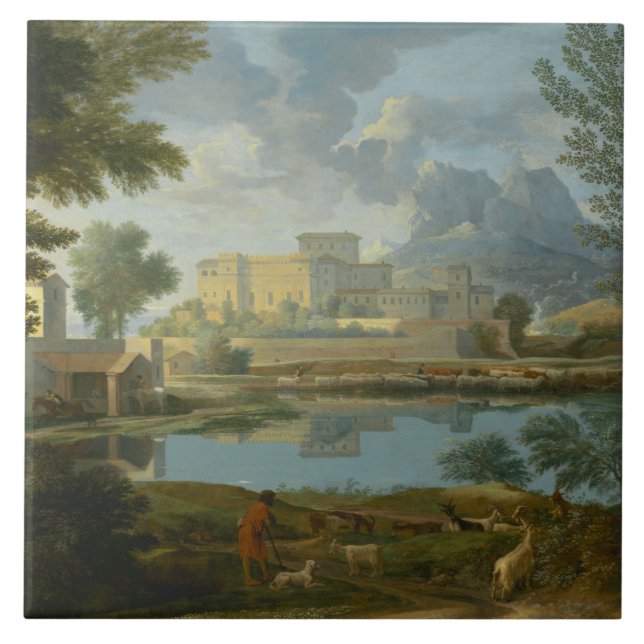 Nicolas Poussin - Paisagem com Calma (Frente)