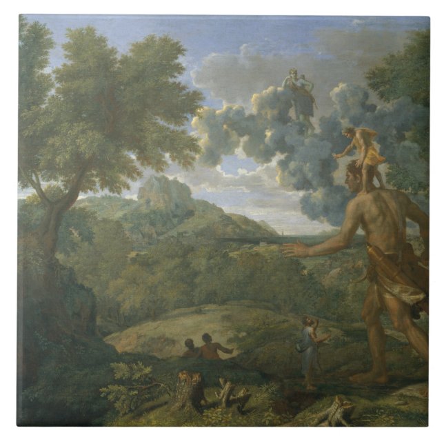 Nicolas Poussin - Paisagem com Orion (Frente)