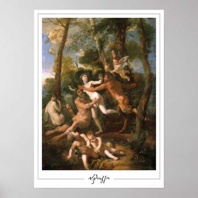Nicolas Poussin Zedign Art Poster nº 1 (Frente)