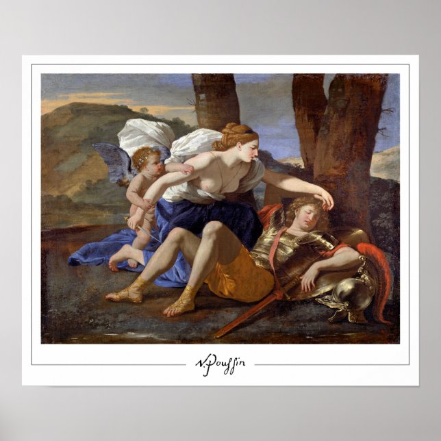 Nicolas Poussin Zedign Art Poster nº 2 (Frente)