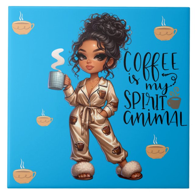Nicole Coffee Spirit Azulejo Cerâmica (Frente)