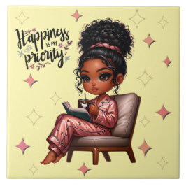 Nicole Felicidade É Meu Azulejo Cerâmico Prioritár