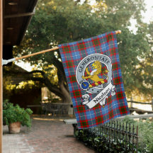 Nicolson Clan Crachá Tartan Flag