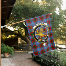 Nicolson Tartan Flag Crachá Clan