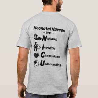 NICU NURSES são camisa MENS